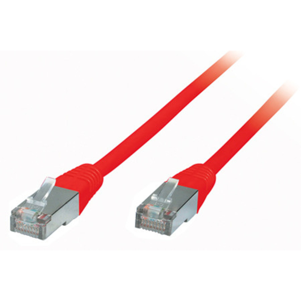 Patchkabel, Cat. 6, S/FTP, PIMF, Halogenfrei, rot, 5,0m