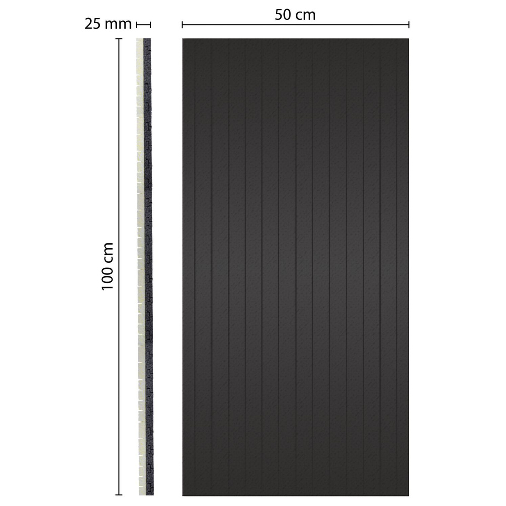 Schellenberg 25-mm-Rollladenkasten-Dämmung, 2-teilig, 100 x 50 cm