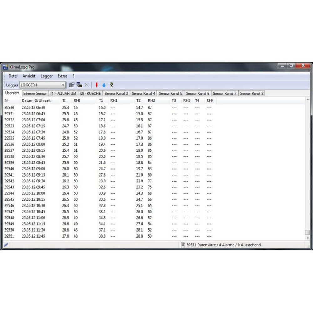 TFA Profi-Thermo-Hygrometer KlimaLogg Pro, mit Datenlogger-Funktion