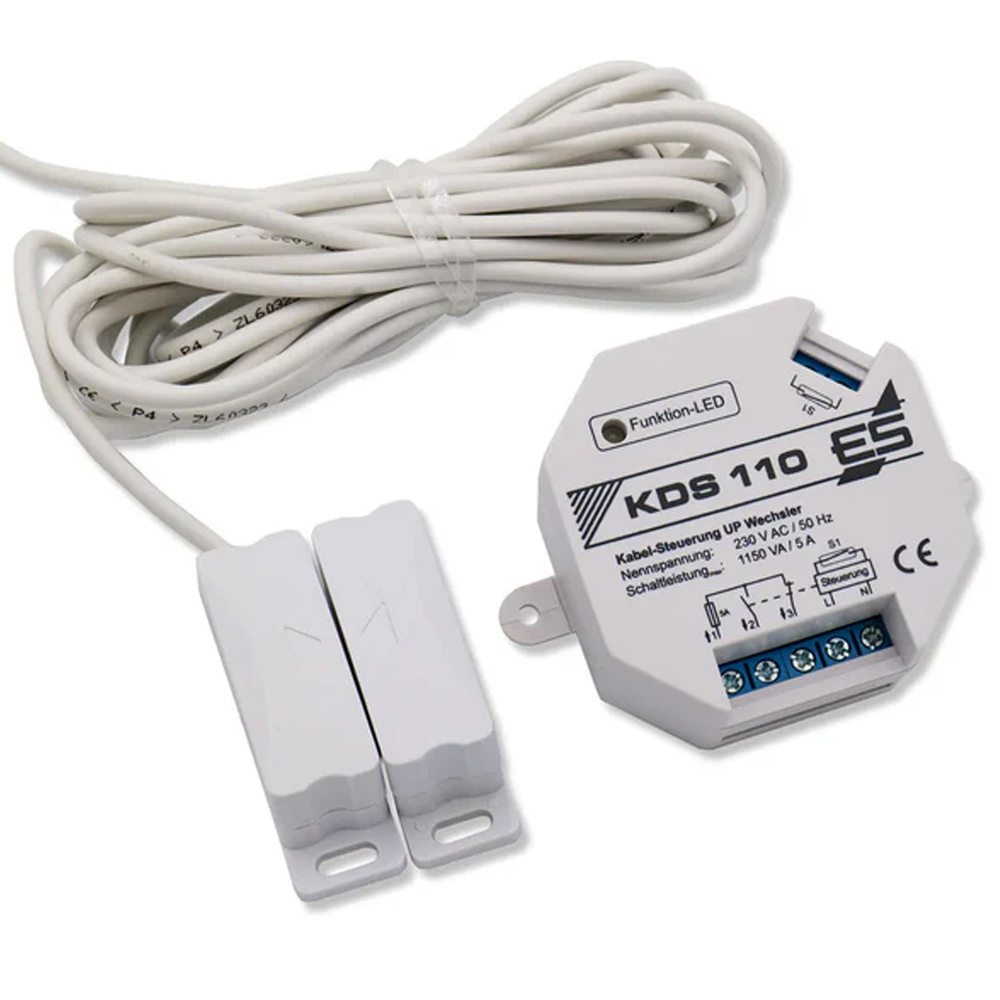 Schabus Kabel-Dunstabzugssteuerung KDS 110 mit 6 m Kabel, Einbauversion