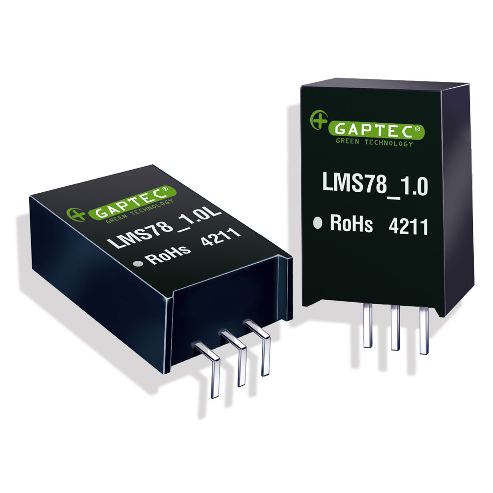 GAPTEC DC-DC-Wandler (Pol) 5V / 1,0A - Serie LMS78_1.0A - Eingangsspannung 6,5 V bis 32 V