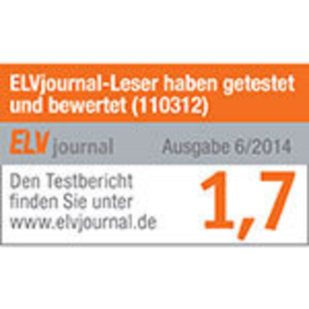 ELV TX600 LED Taschenlampe, 6 W, 600 lm, inkl. Batterien