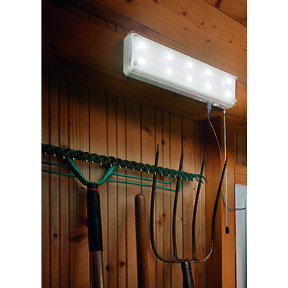 esotec Solar-LED-Lichtsystem mit 90°-Bewegungsmelder
