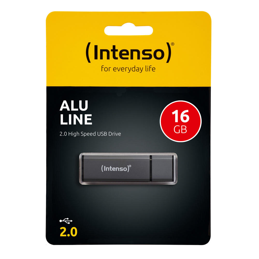 Intenso USB-Stick 16 GB Alu Line, USB 2.0