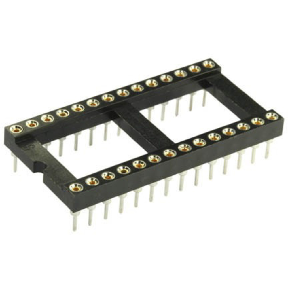 econ connect Präzisions-IC-Fassung PZ28CB, 28-polig, Rasterbreite 15,24 mm