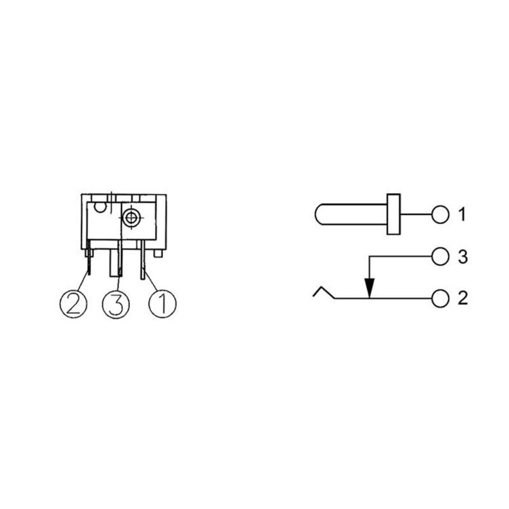 econ connect DC-Einbaubuchse DCE4A, 2,1 mm, print