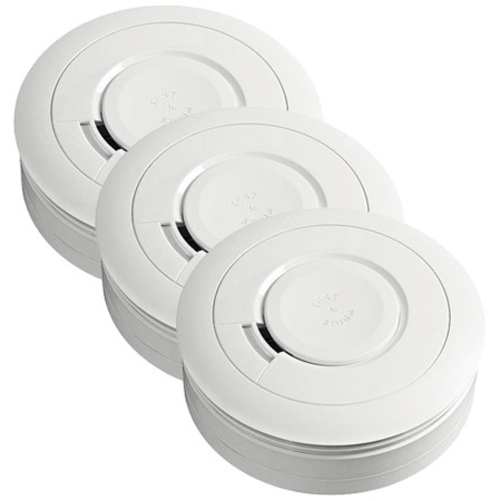 Ei Electronics Rauchmelder Ei650, nicht vernetzbar, 10-Jahres-Batterie, 3er-Set