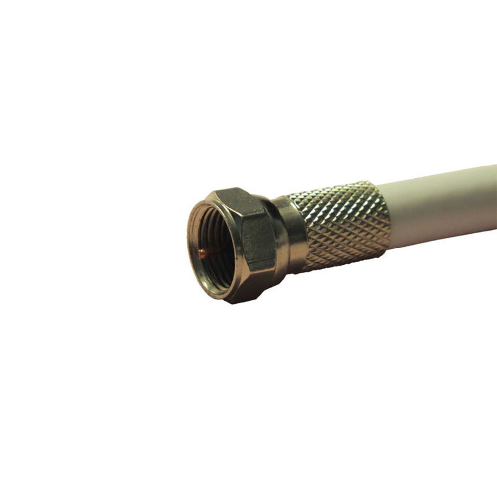 F-Aufdrehstecker für 7mm Koaxkabel incl. Gummidichtung
