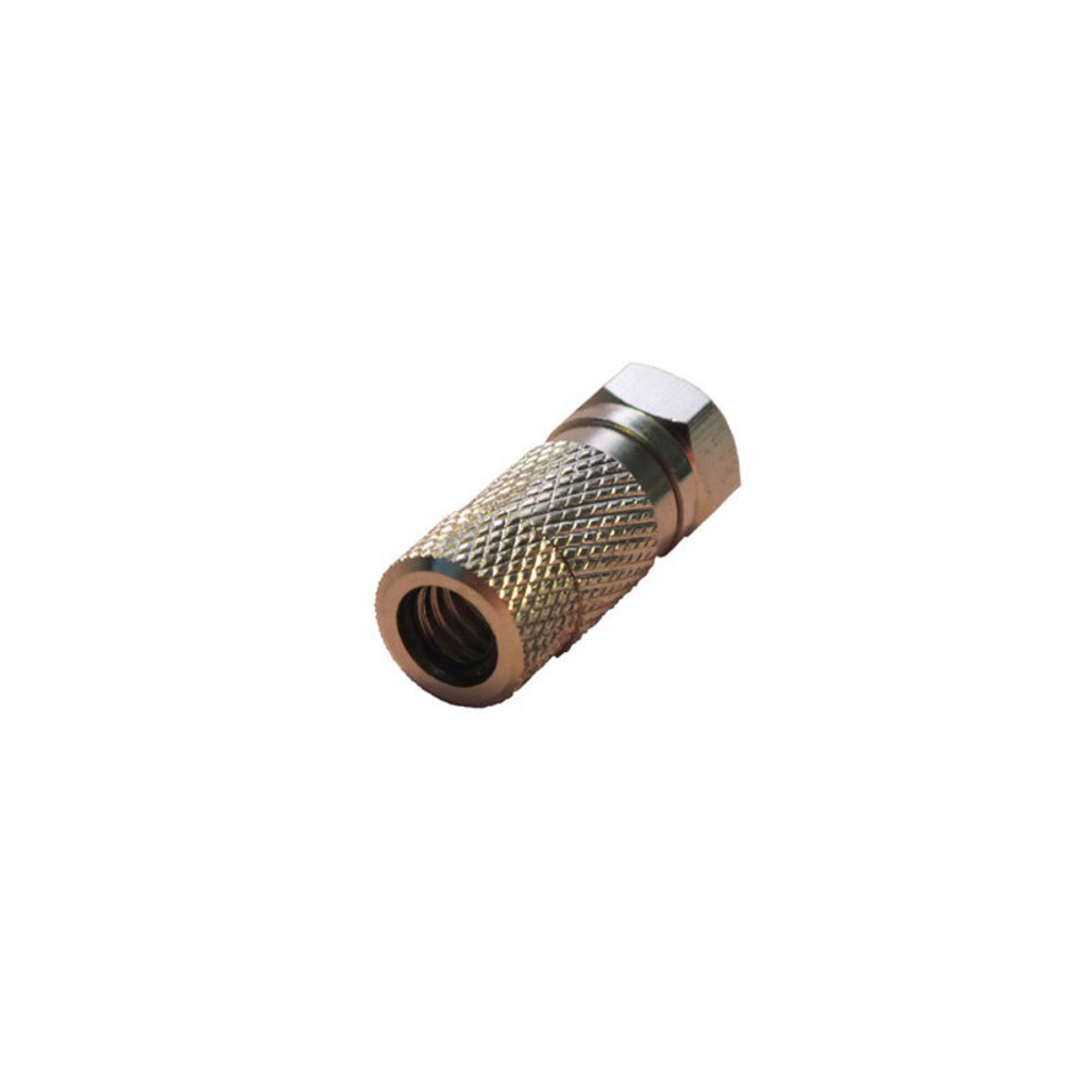 Dr. Sieger F-Schraubstecker f. 7mm Koaxkabel, incl. beidseitiger Gummidichtung