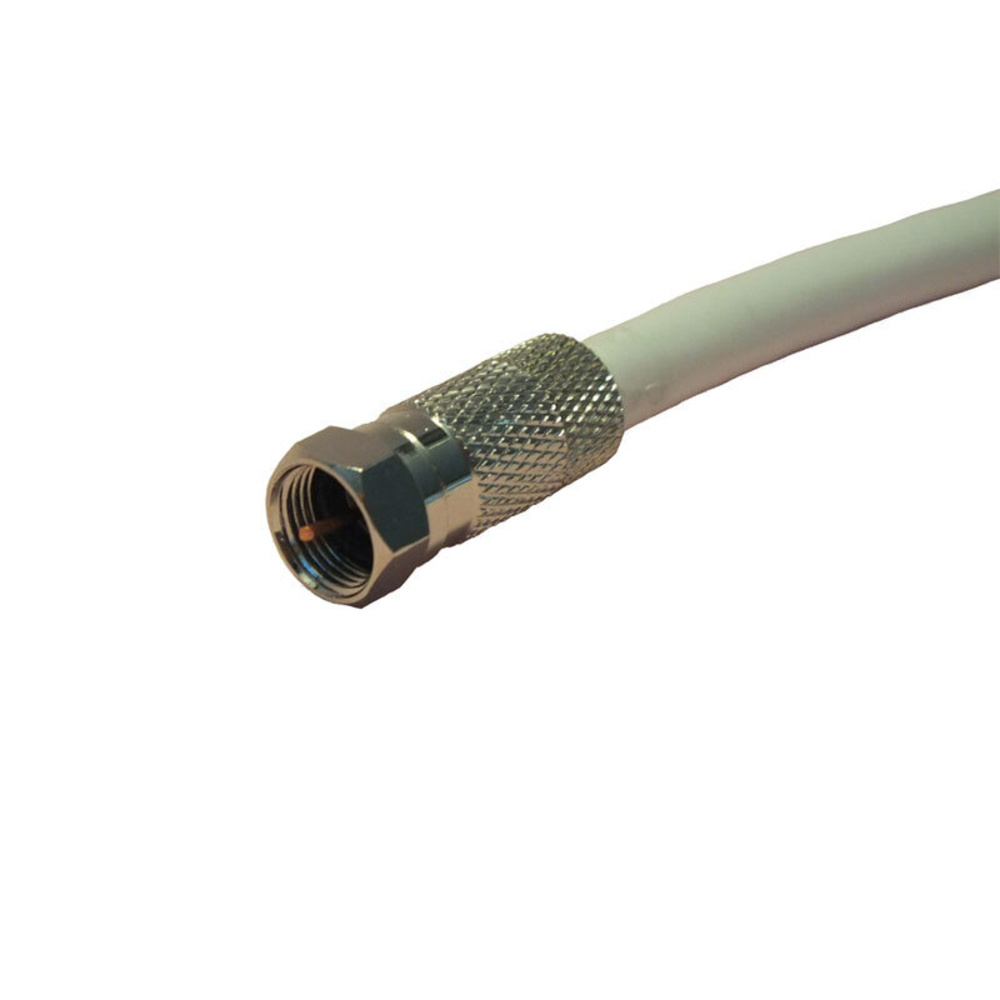 Dr. Sieger F-Schraubstecker f. 7mm Koaxkabel, incl. beidseitiger Gummidichtung