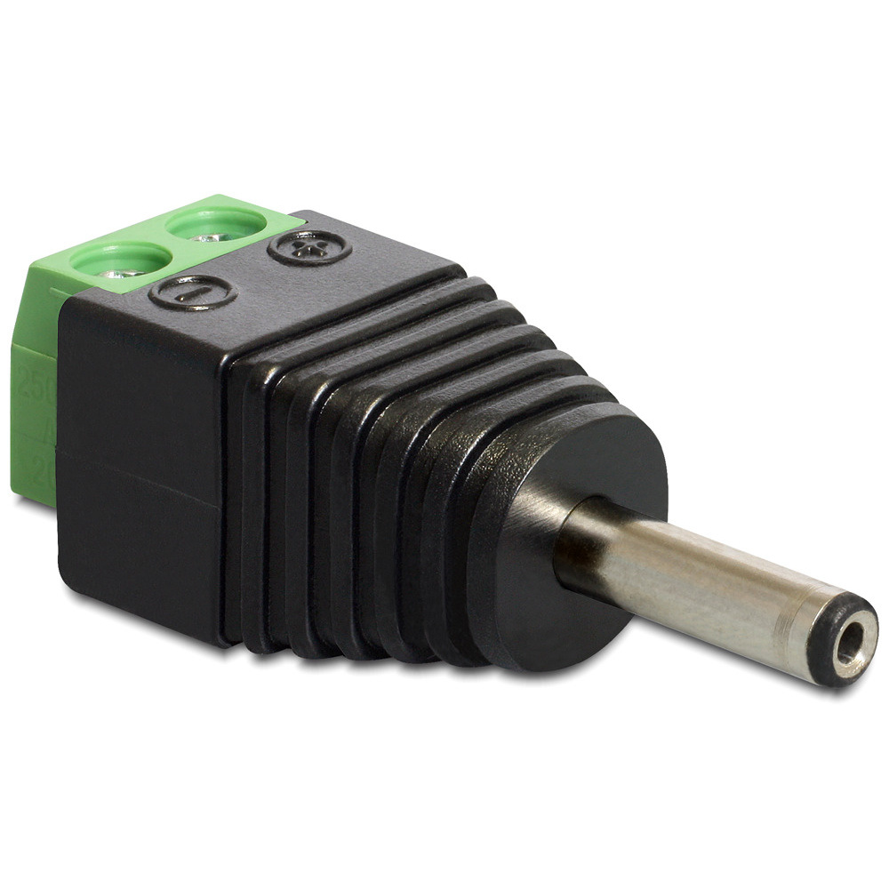Delock Adapter Terminalblock > DC 1,3 x 3,5 mm Stecker