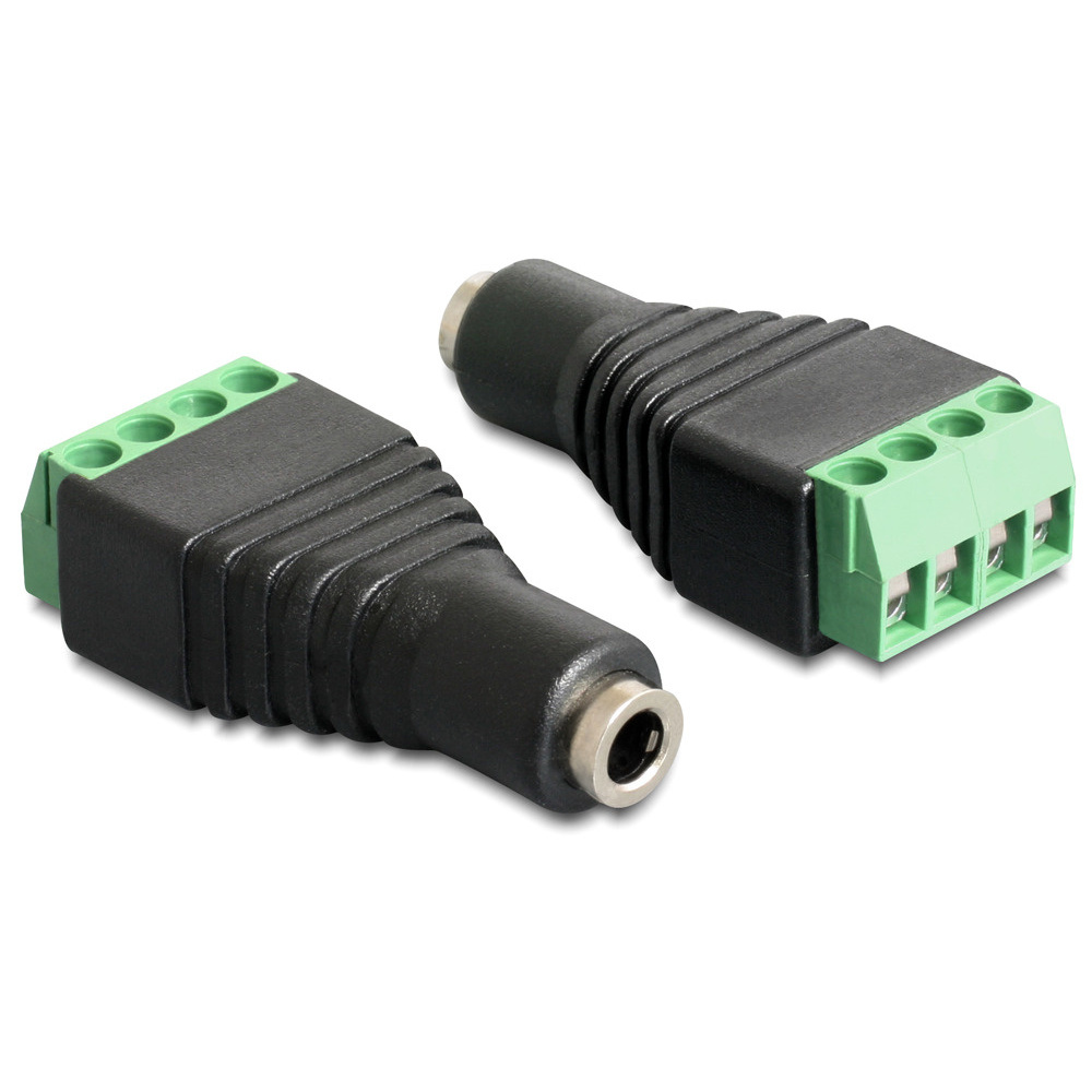 Delock Adapter Terminalblock > Klinke 3,5 mm Buchse 4 Pin