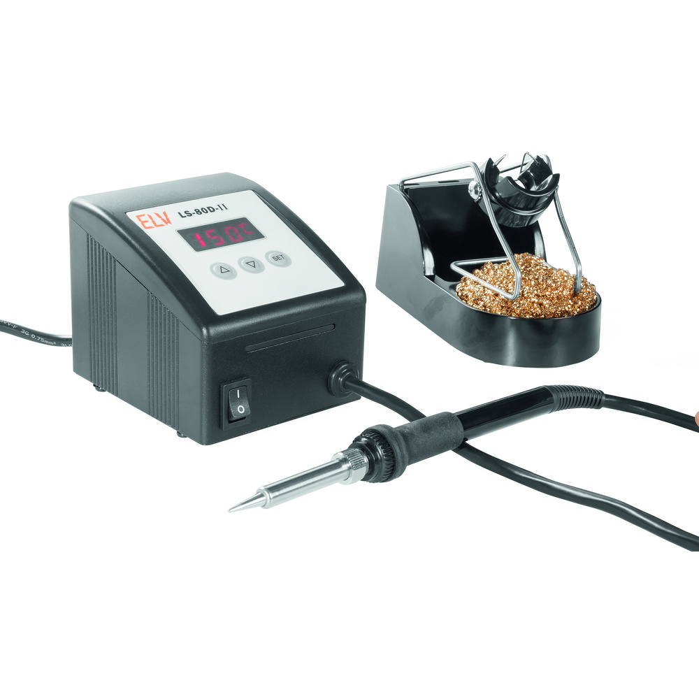 ELV Sparset: 9-W-Lupenleuchte plus Lötstation LS-80-D-II