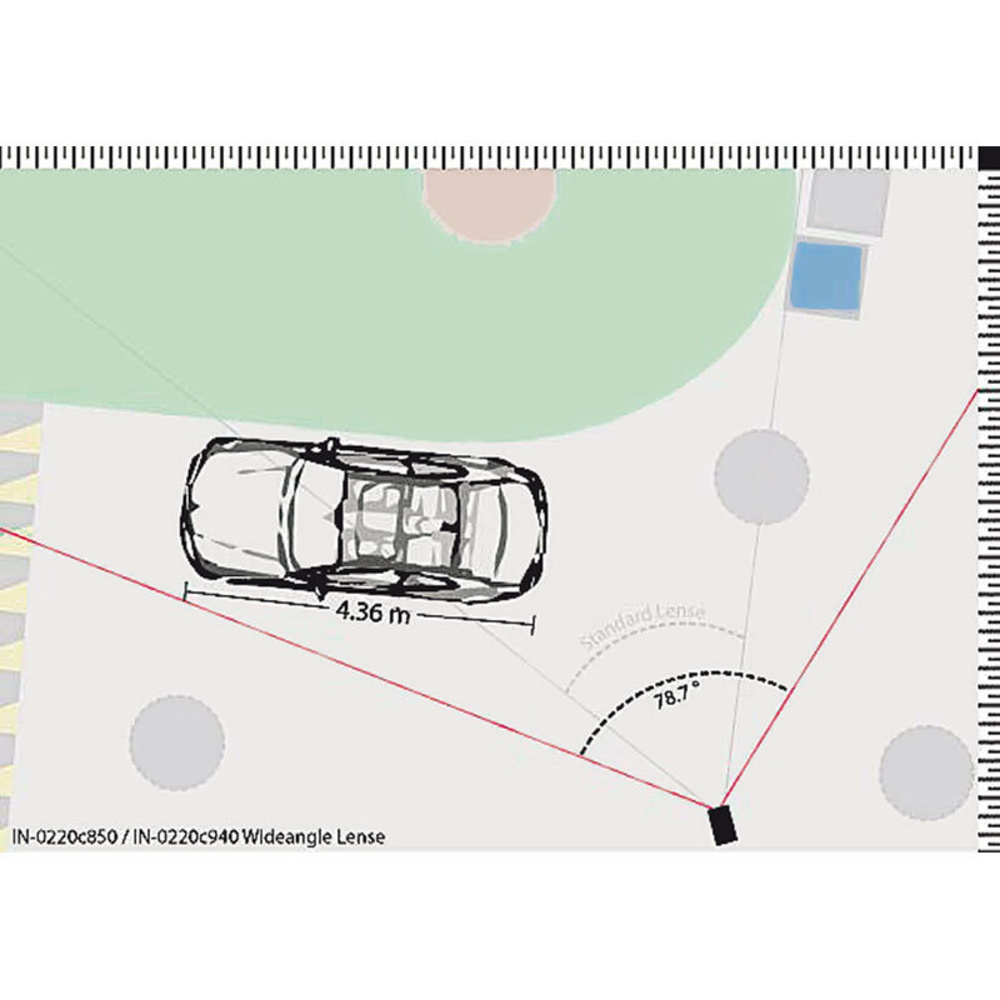 INSTAR 4 mm Weitwinkelobjektiv für IN-5907HD