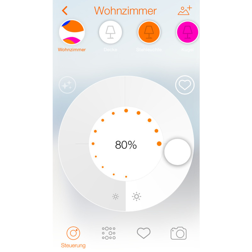 Starterset OSRAM LIGHTIFY mit WLAN-Gateway, 10-W-RGBW-LED-Lampe E27 und 1,8-m-RGB-LED-Streifen
