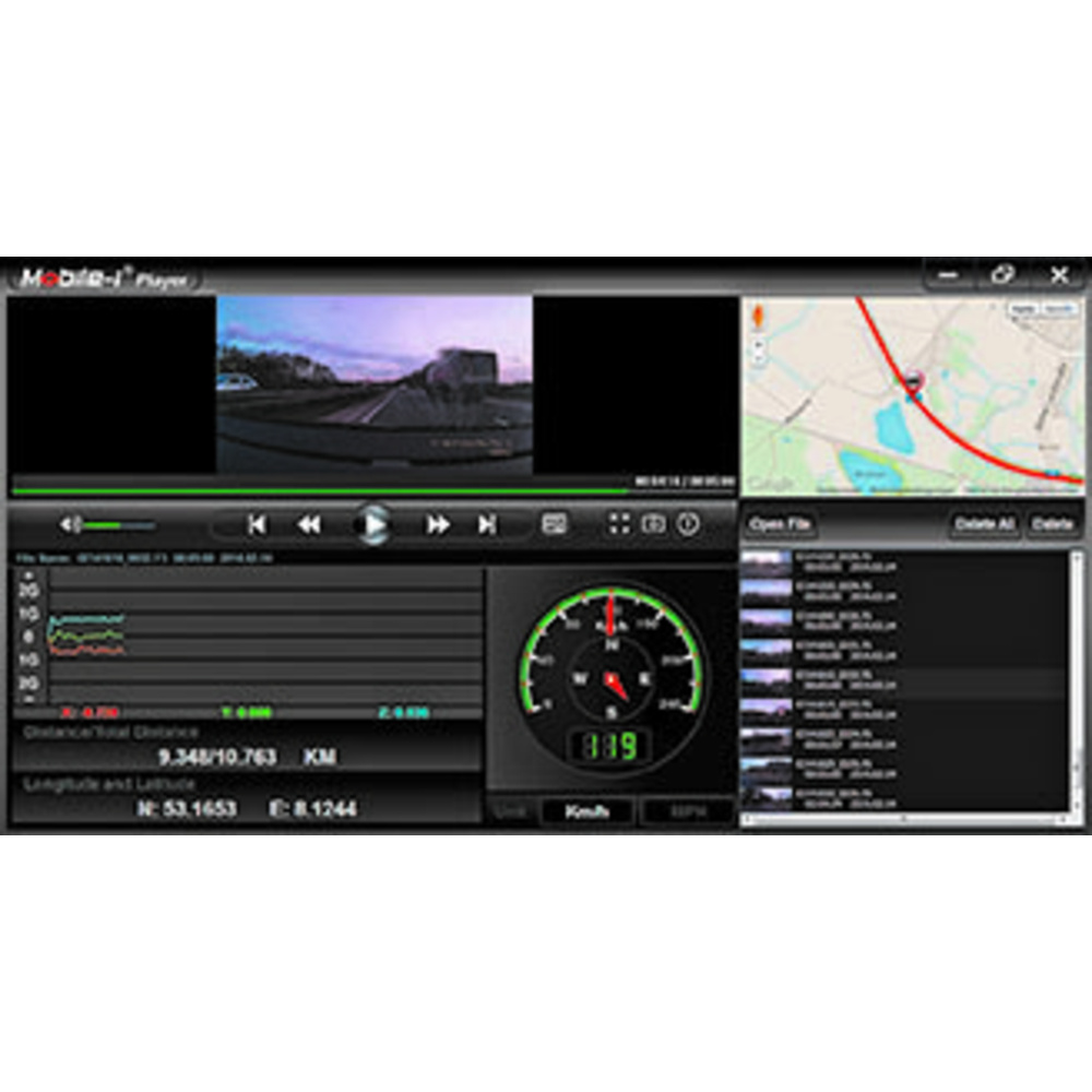 ELV Full-HD-Kfz-Aufzeichnungsgerät mit GPS-Empfänger und G-Sensor, 1080p