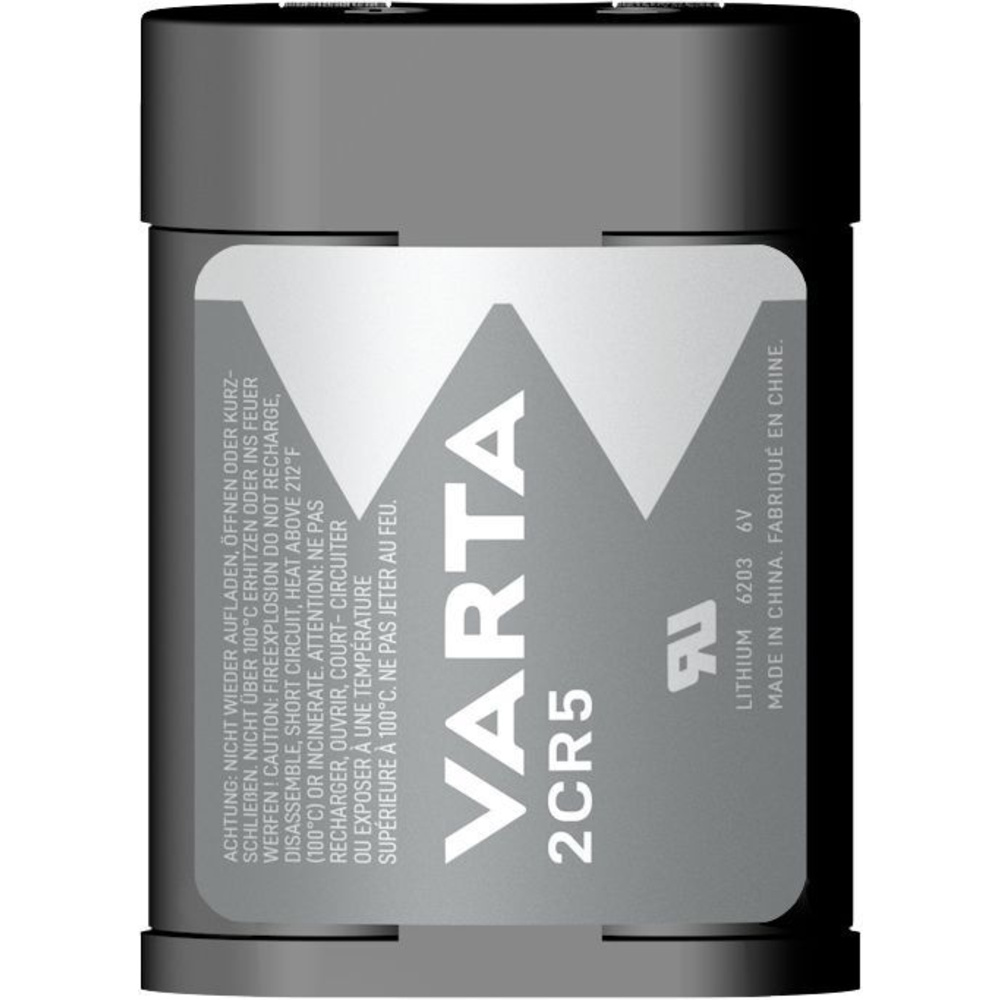 VARTA Professional Lithium Batterie 2CR5, 1400 mAh, 6 V