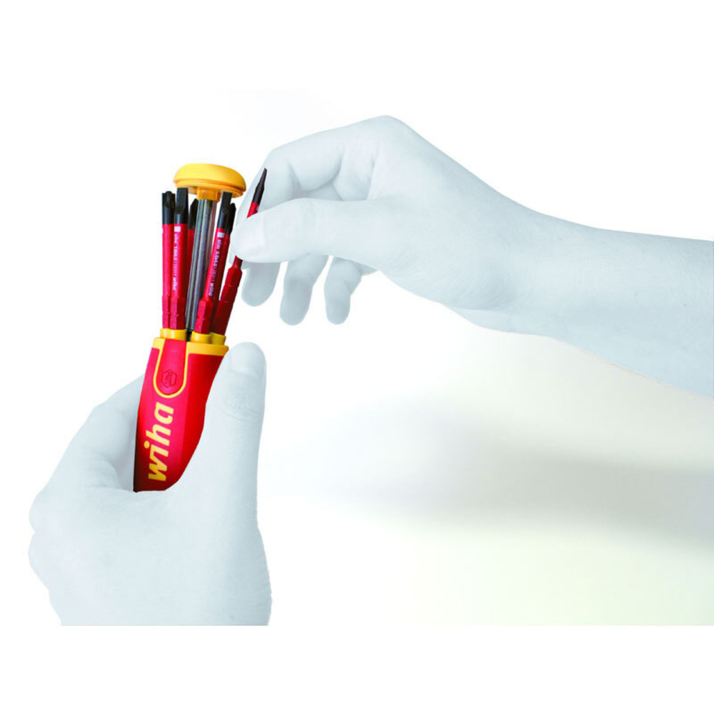 Wiha VDE-Magazin-Bithalter LiftUp electric, 6-tlg.