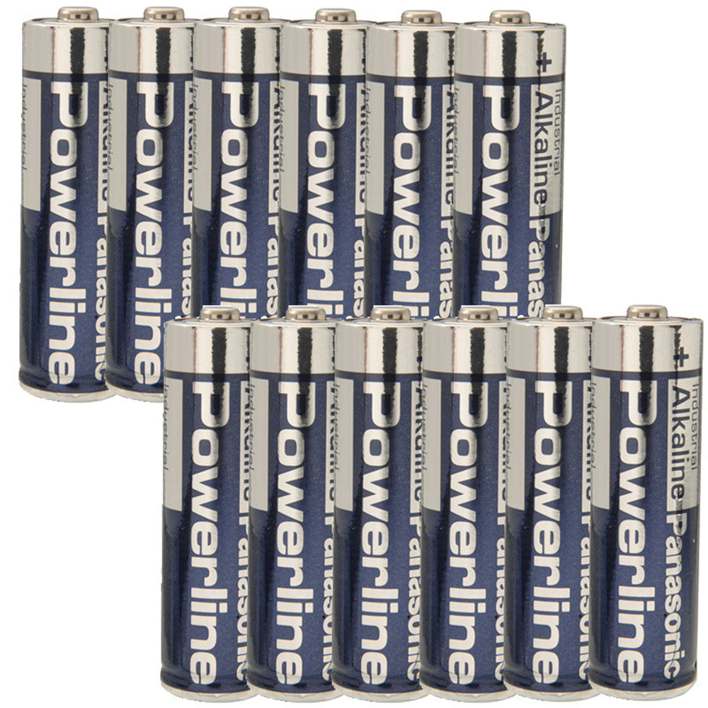 Panasonic 12er-Set Powerline Alkaline Batterie LR3 Micro/AAA