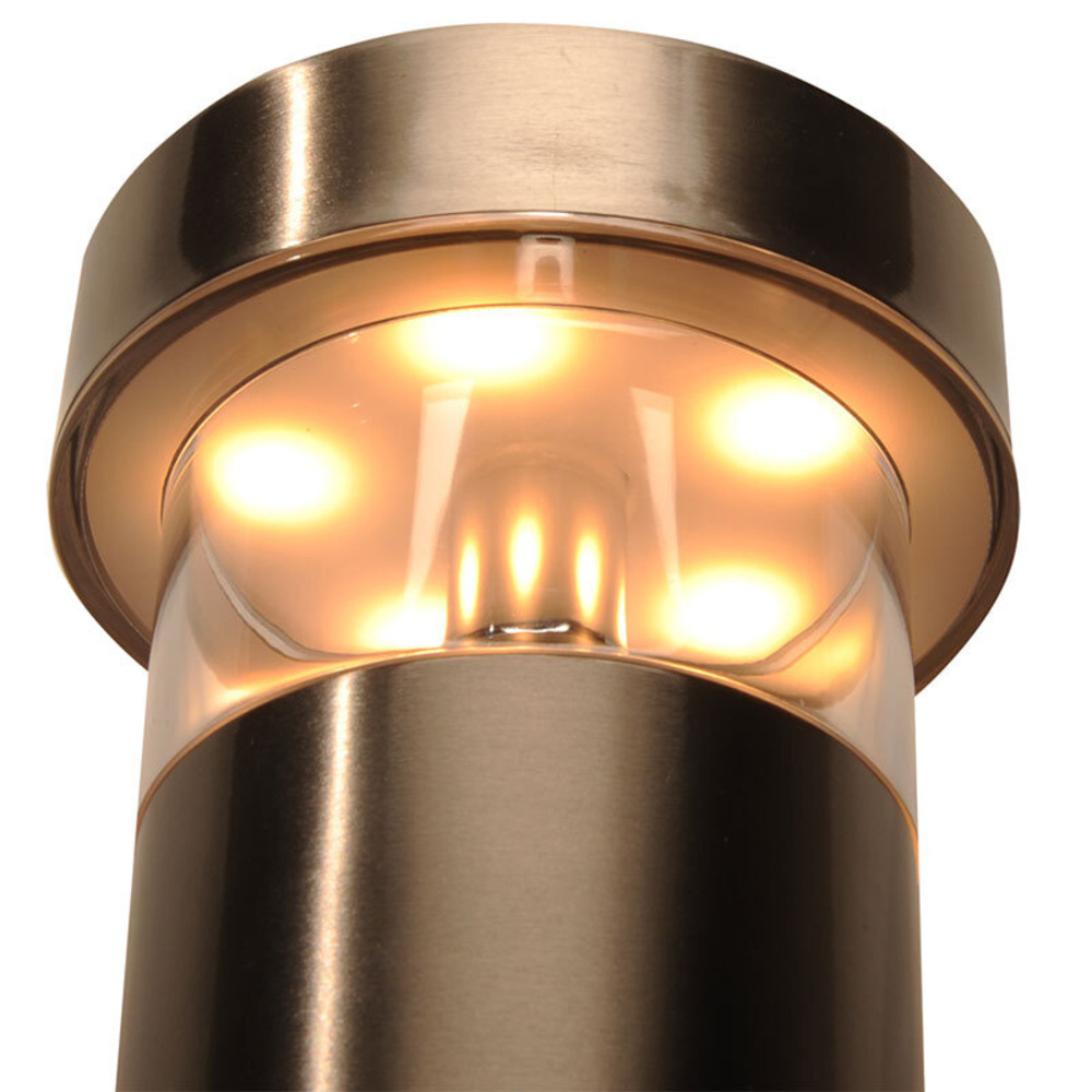 ELV SWL 400F 8-W-LED-Sensor-Fackelleuchte mit 90°-Bewegungsmelder und Dämmerungssensor, warmweiß