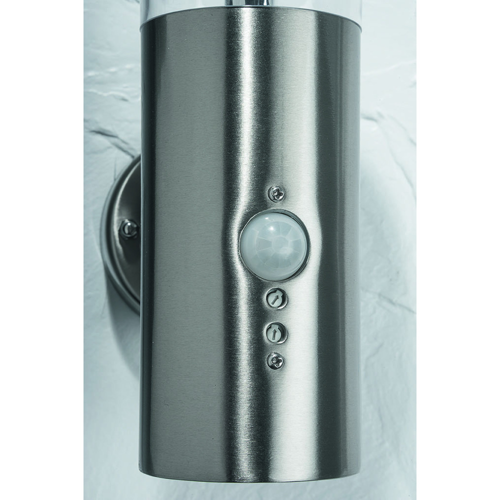 ELV SWL 400W 8-W-Sensor-LED-Wandleuchte mit 90°-Bewegungsmelder und Dämmerungssensor, warmweiß