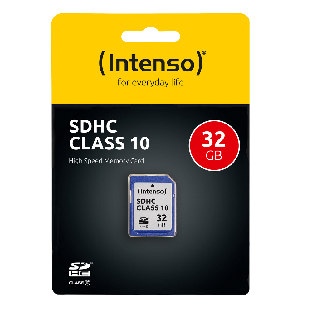 Intenso Speicherkarte SDHC, Class 10, 25 MB/s, 32 GB