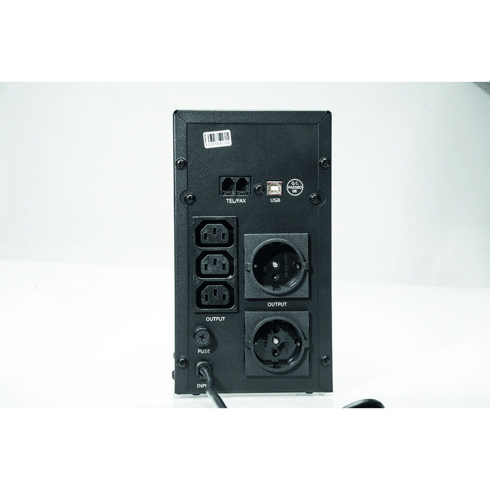 Energenie USV-Anlage mit LCD Anzeige,1500 VA, schwarz