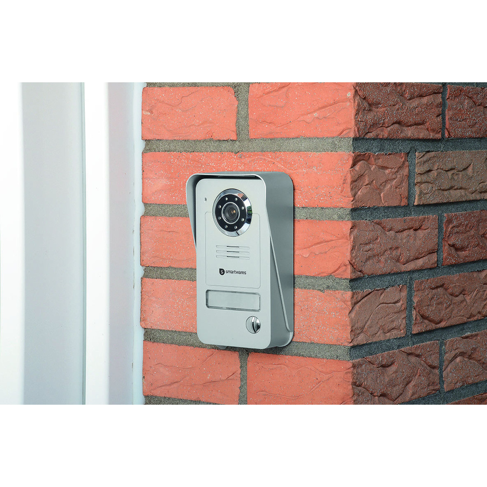 Smartwares VD38W Funk-Video-Türsprechanlage mit Bildspeicherfunktion