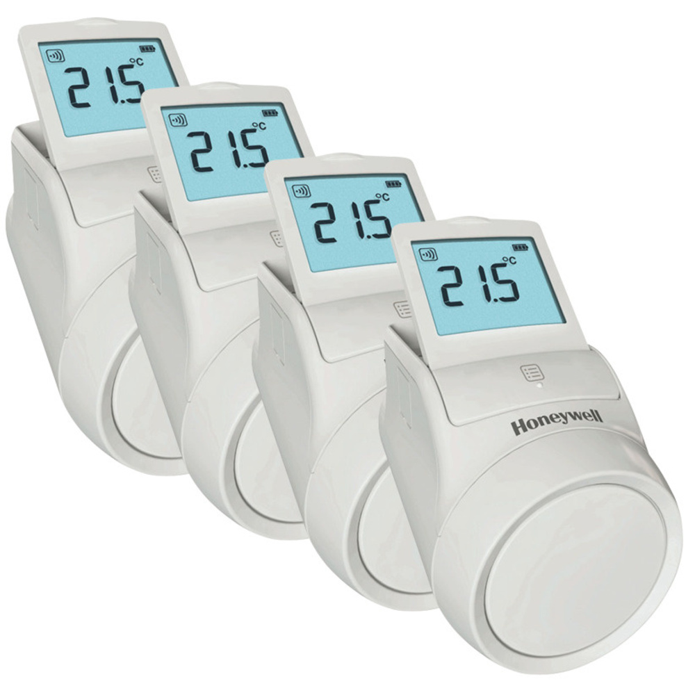 Honeywell evohome 4er Set Funk-Heizkörperthermostate HR92