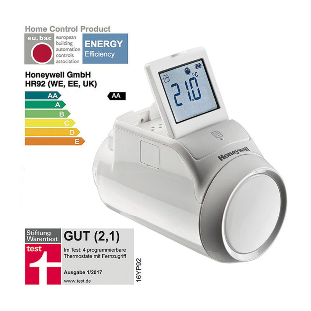 Honeywell evohome 4er Set Funk-Heizkörperthermostate HR92