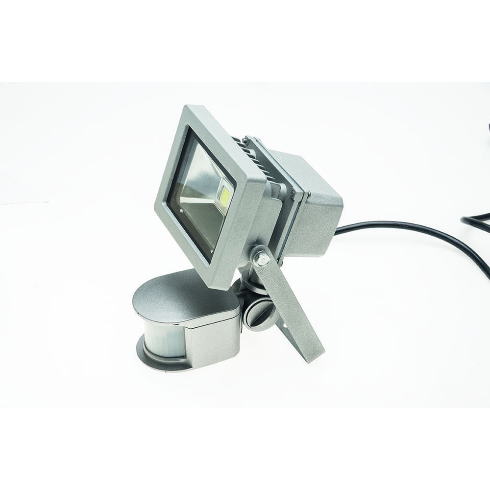 ELV 10-W-LED-Flutlichtstrahler mit 180°-Bewegungsmelder, kaltweiß, IP44