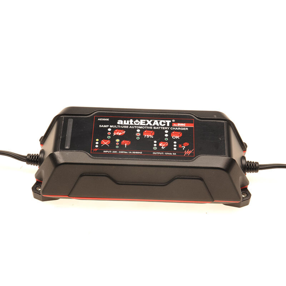 ELV autoExact AE500E Ladegerät für Kfz-Bleiakkus, 5 A