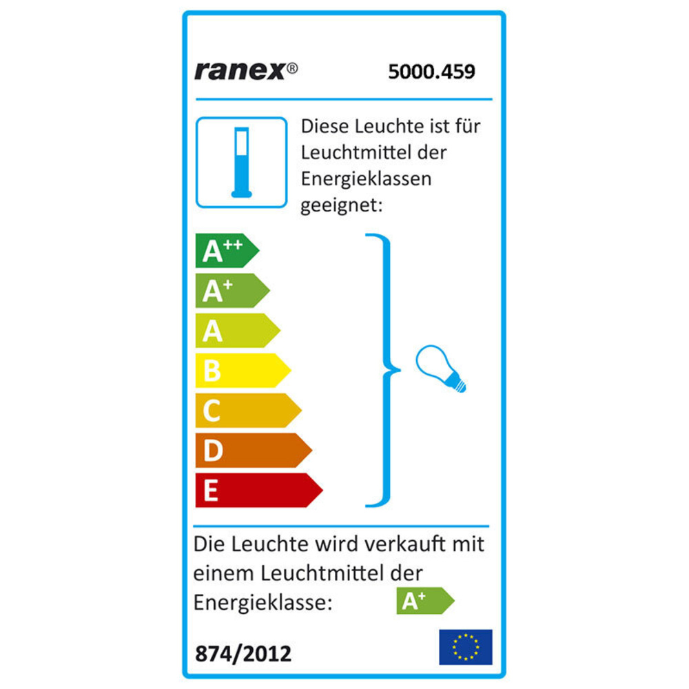 Ranex Luton 3-W-LED-Bodeneinbaustrahler eckig, IP65