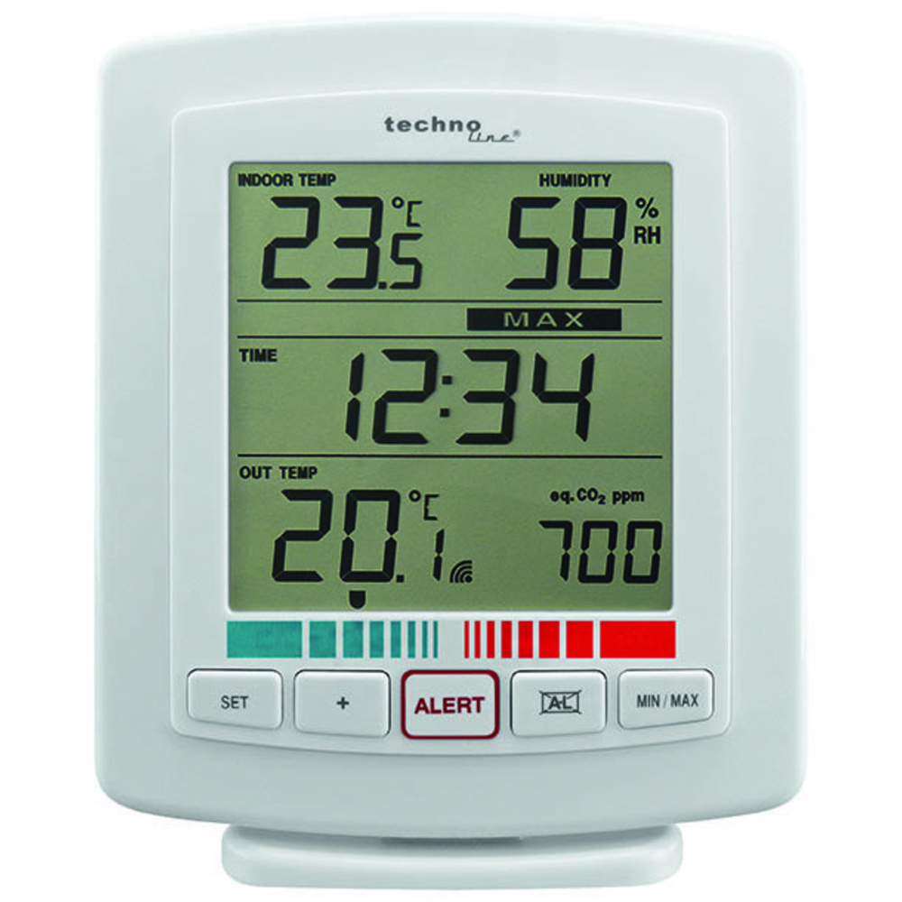 Technoline Luftgütemonitor WL 2000 mit Außensensor