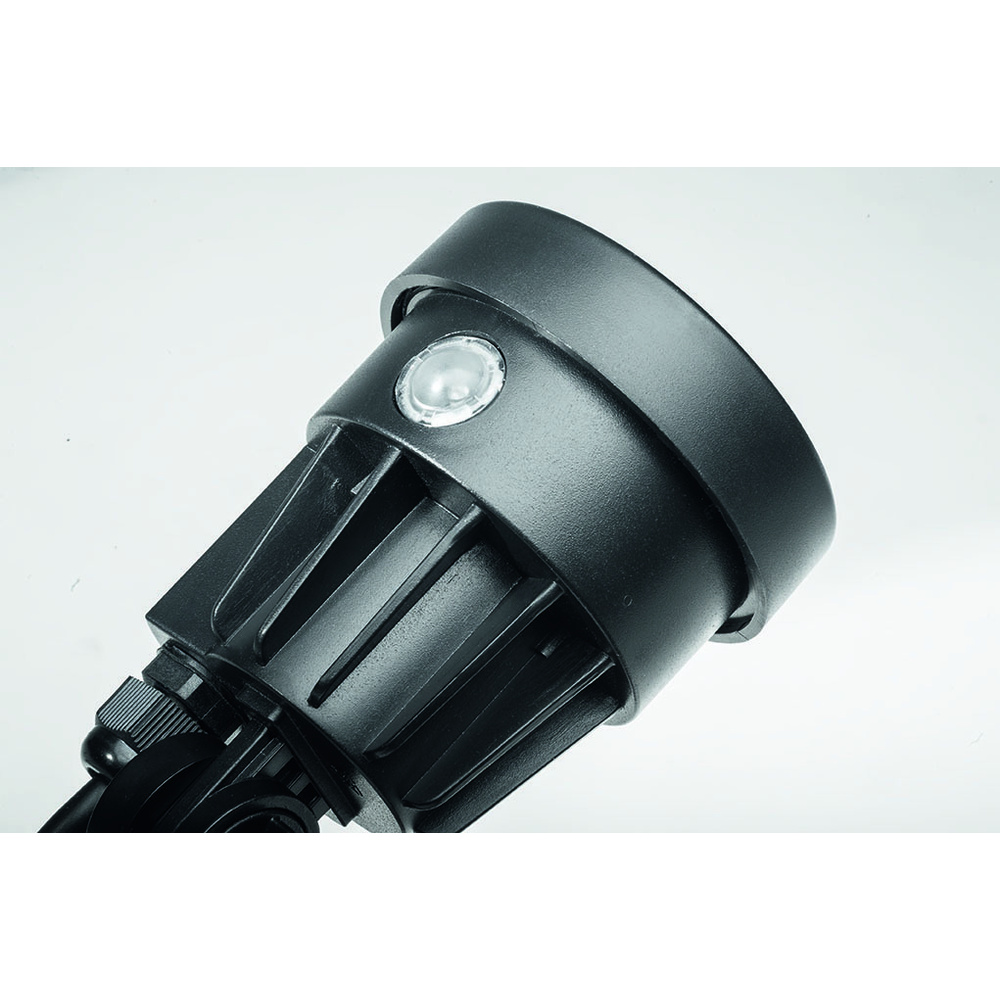 ELV 6-W-RGB-LED-Strahler mit Dämmerungssensor und Fernbedienung, inkl. Erdspieß