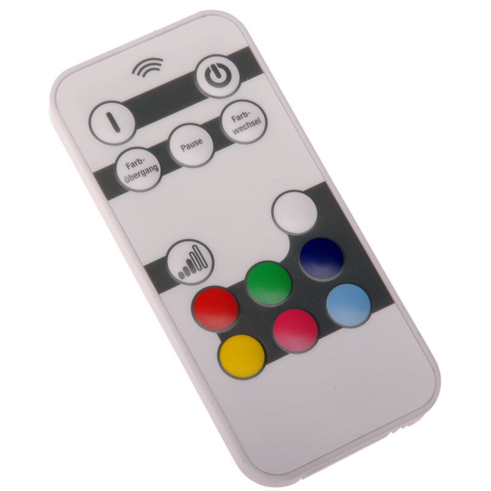 ELV 30-cm-RGB-LED-Kugelleuchte mit Fernbedienung, inkl. Erdspieß
