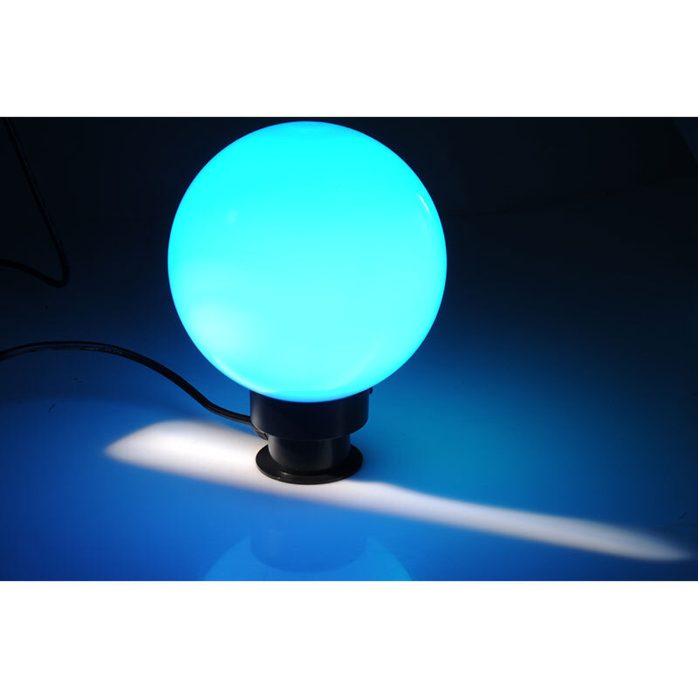 ELV 30-cm-RGB-LED-Kugelleuchte mit Fernbedienung, inkl. Erdspieß