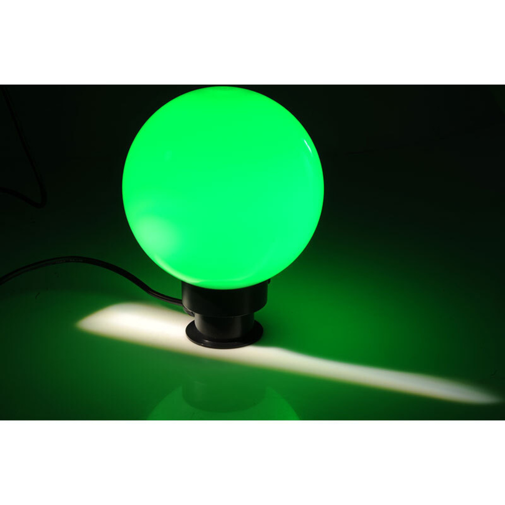ELV 30-cm-RGB-LED-Kugelleuchte mit Fernbedienung, inkl. Erdspieß