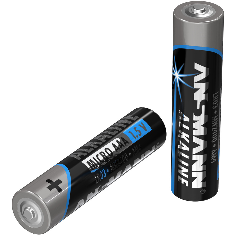 Ansmann Alkaline Batterie Vorratspack, 40 x Micro AAA