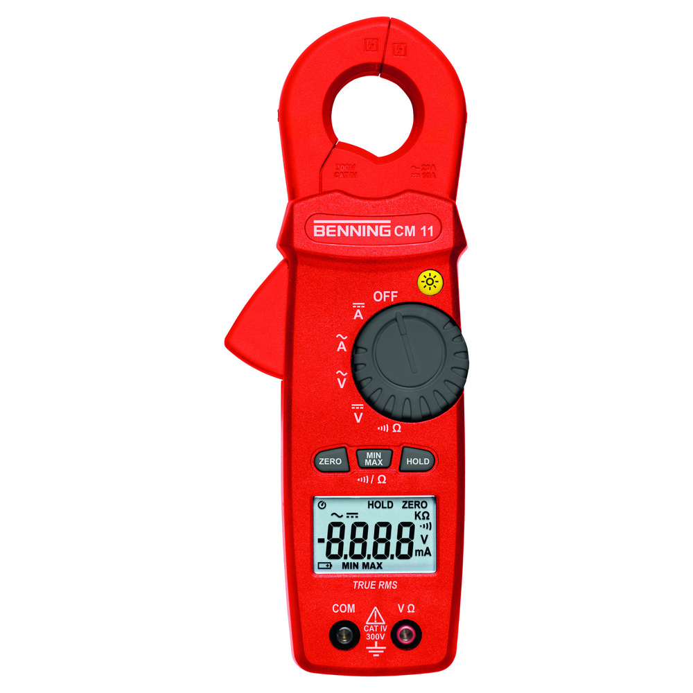 BENNING TRUE RMS AC/DC Milliampere-Stromzangen-Multimeter CM11