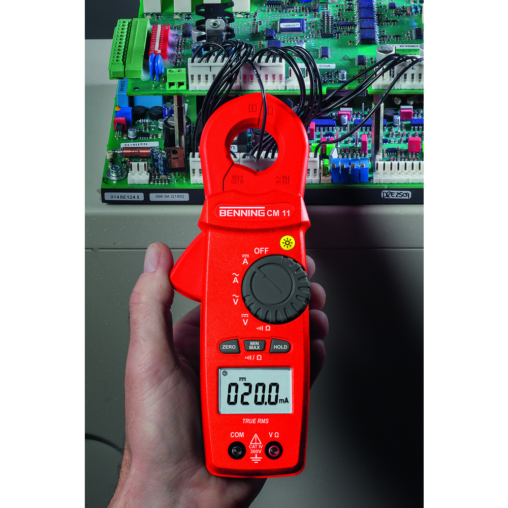 BENNING TRUE RMS AC/DC Milliampere-Stromzangen-Multimeter CM11