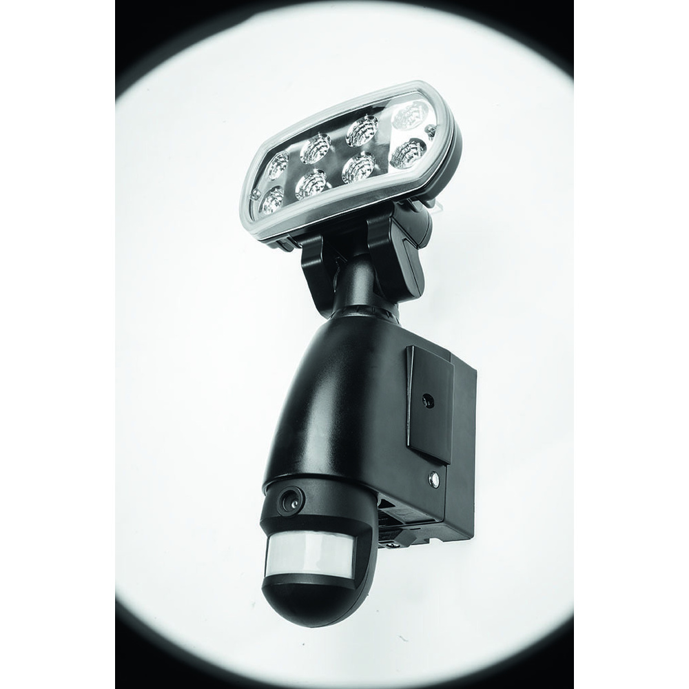 ELV 8 W LED-Strahler mit Kamera, Rekorder und Bewegungsmelder