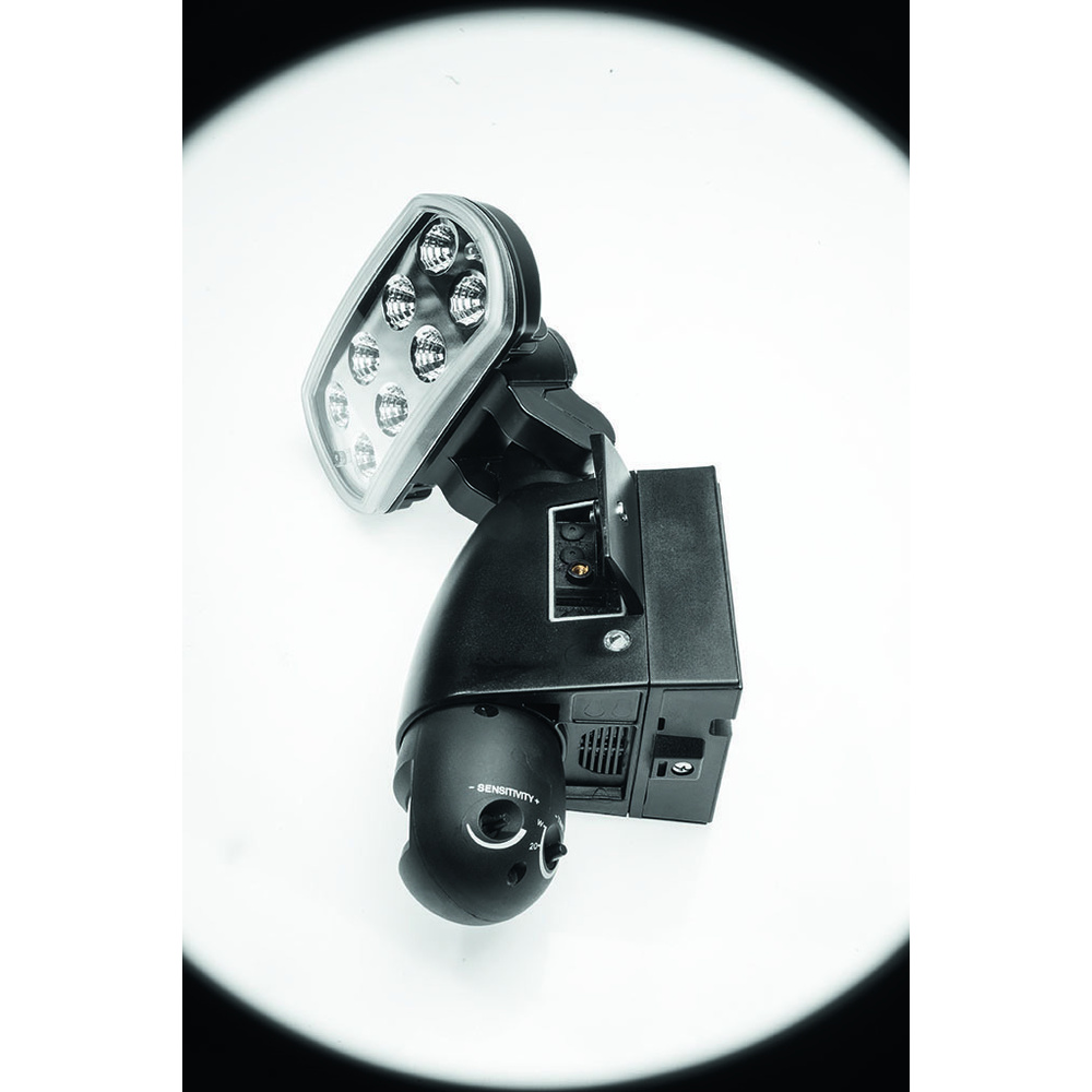 ELV 8 W LED-Strahler mit Kamera, Rekorder und Bewegungsmelder