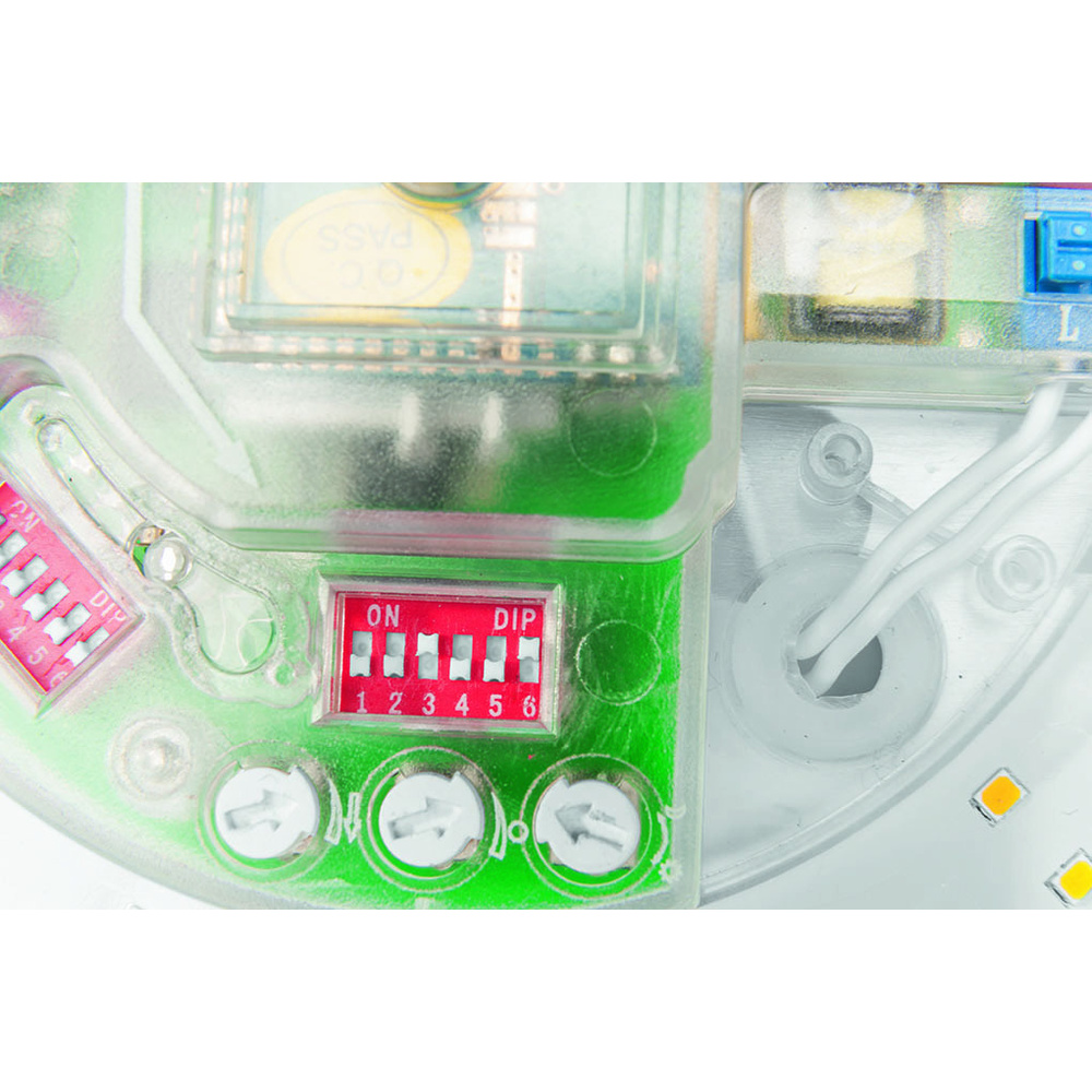 ELV 2er-Set 16-W-LED-Deckenleuchte mit HF-Bewegungssensor