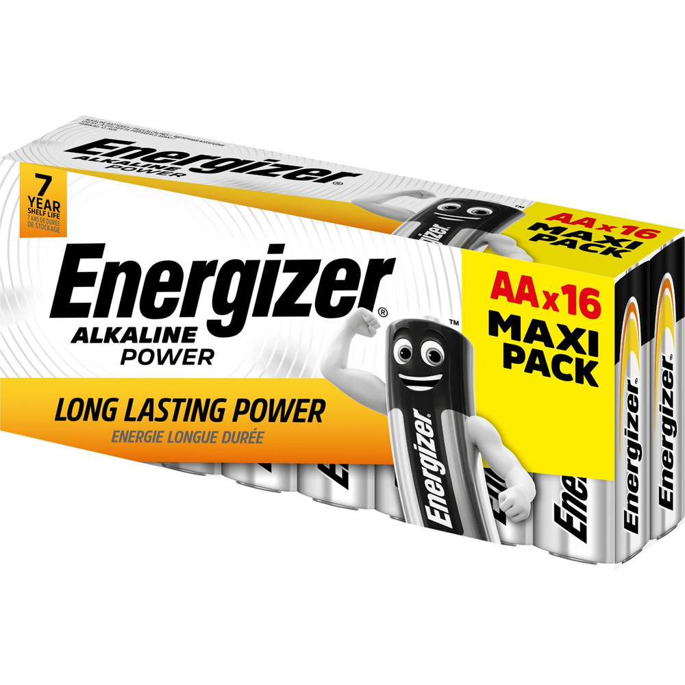 Energizer Alkaline "Power" Batterie Mignon AA, 16er-Pack