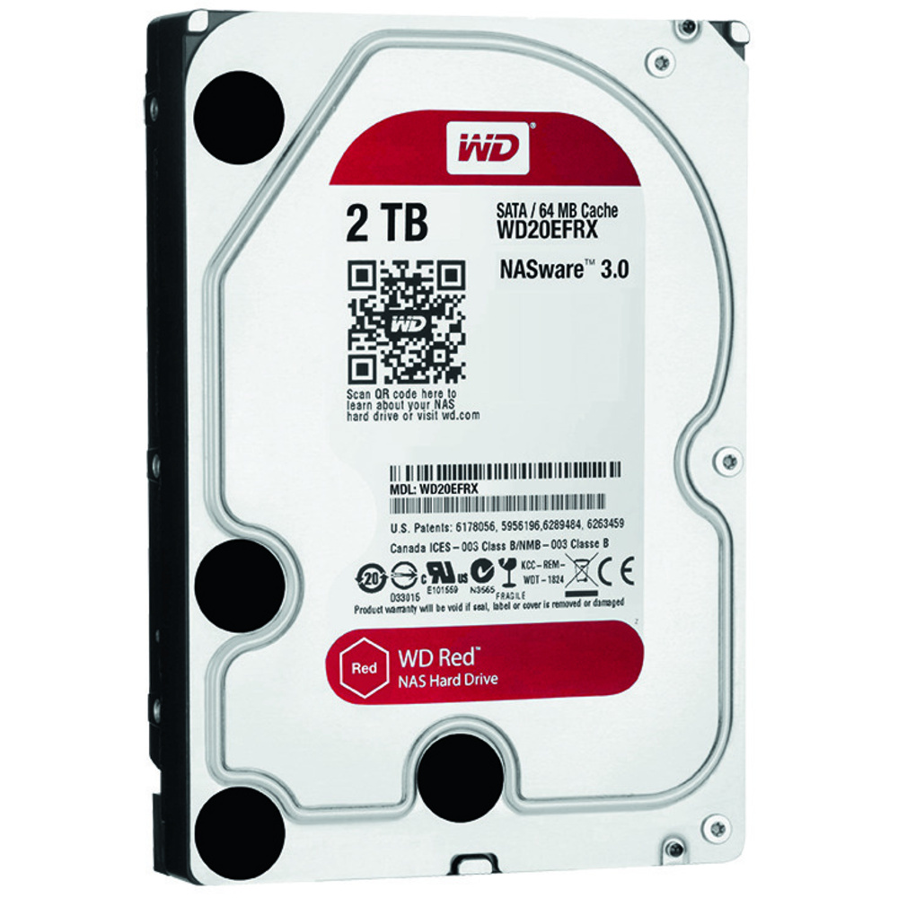 Western Digital Interne 3,5" NAS-Festplatte Red, SATA-Anschluss, 1 TB