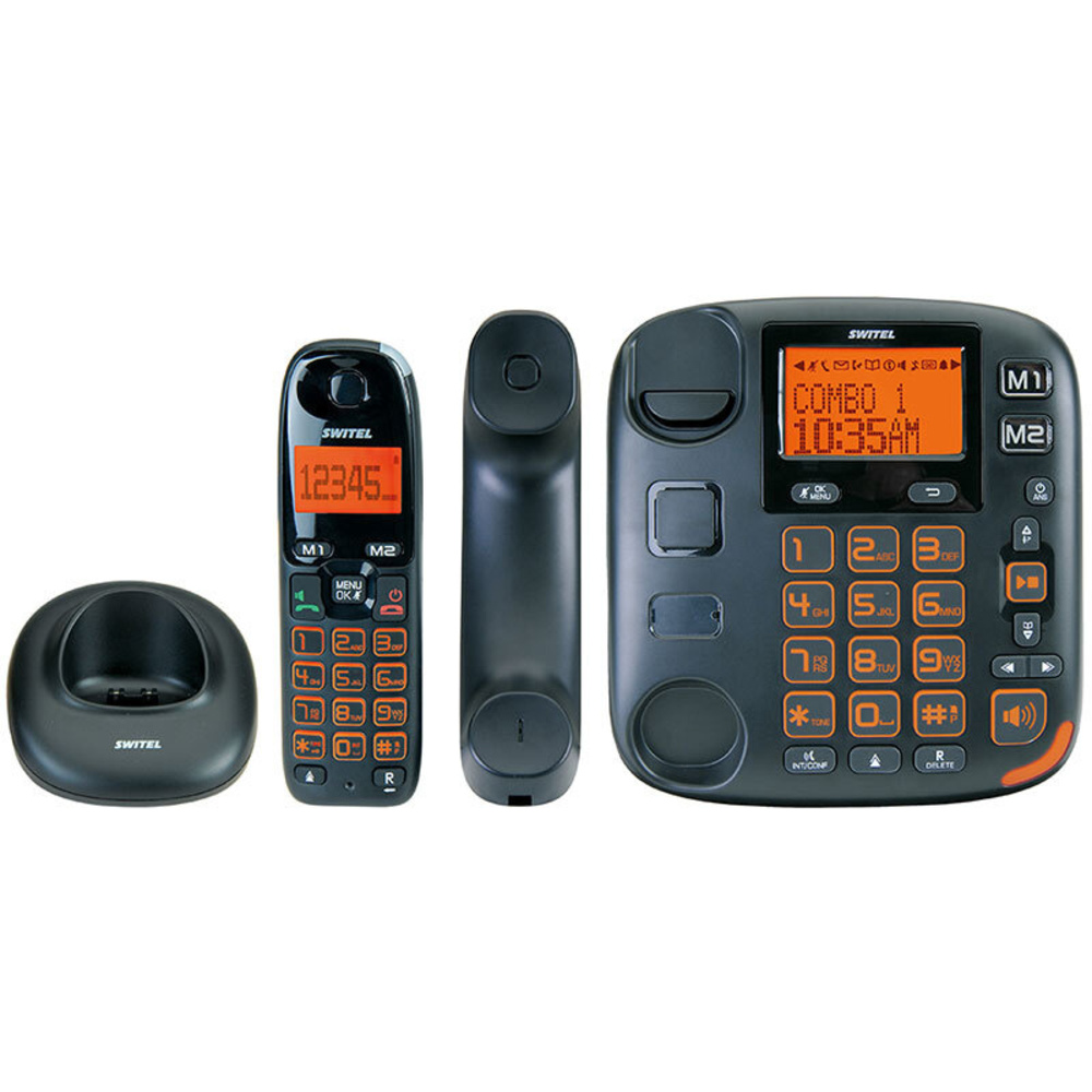 SWITEL Großtasten-Telefon DCT50072 C Vita Combo Comfort