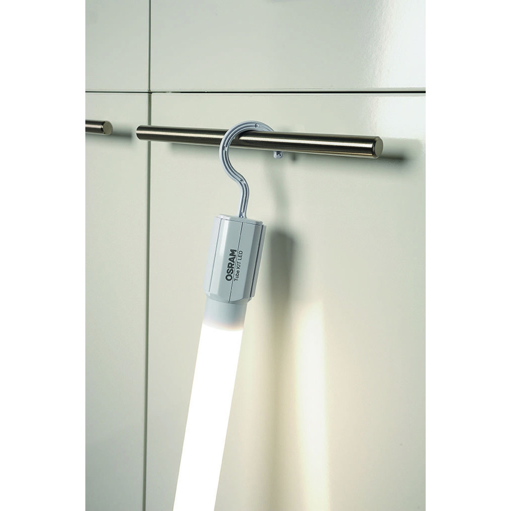 3er Set OSRAM LED TUBE KIT 19-W-LED-Unterbauleuchte 1225 mm, mit Schalter, warmweiß