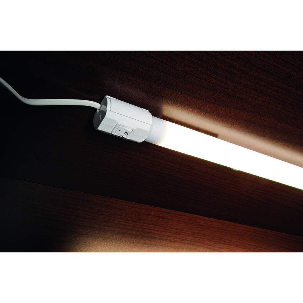 3er Set OSRAM LED TUBE KIT 19-W-LED-Unterbauleuchte 1225 mm, mit Schalter, warmweiß