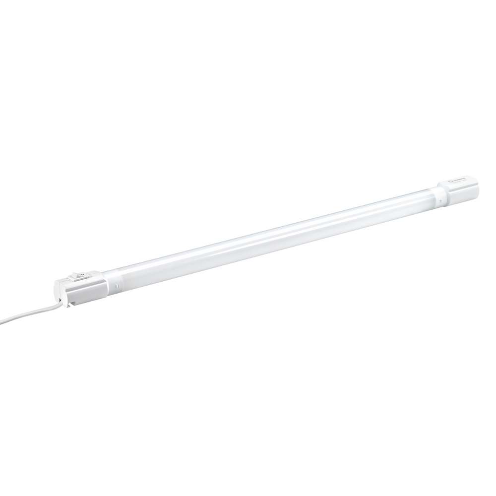 LEDVANCE 8,9-W-LED-Leuchte TubeKit 600, 3000 K, 1,8-m-Zuleitung und An-/Aus-Schalter, 60 cm